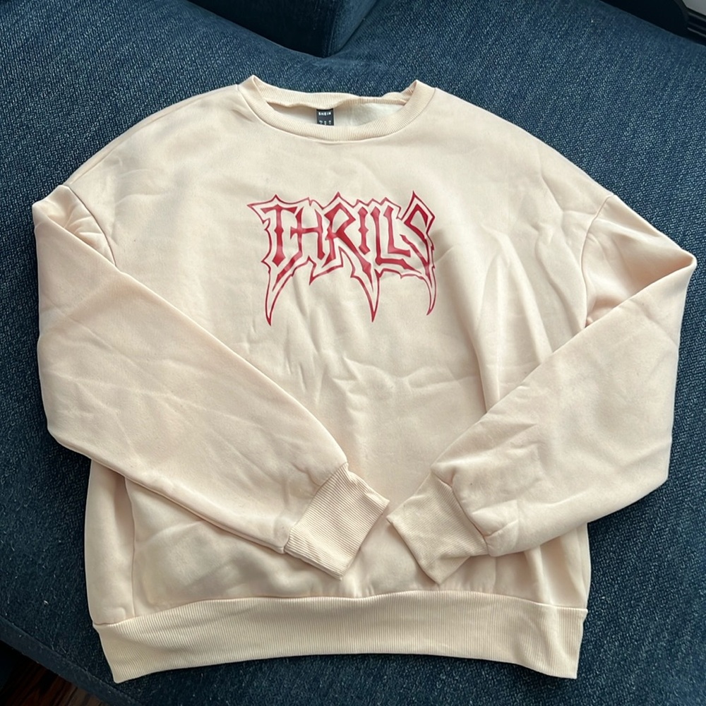 Cream sweatshirt